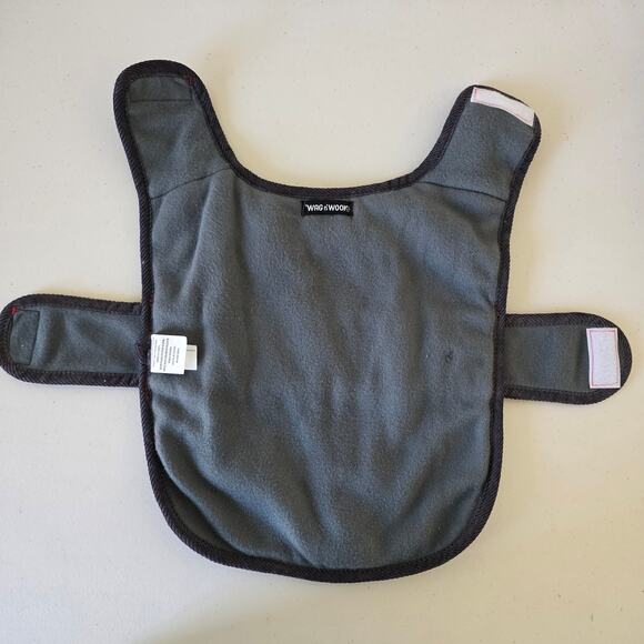 WAG n WOOF Red Gray Plaid Dog Coat Jacket with Fleece Lining Size Small - Picture 4 of 10